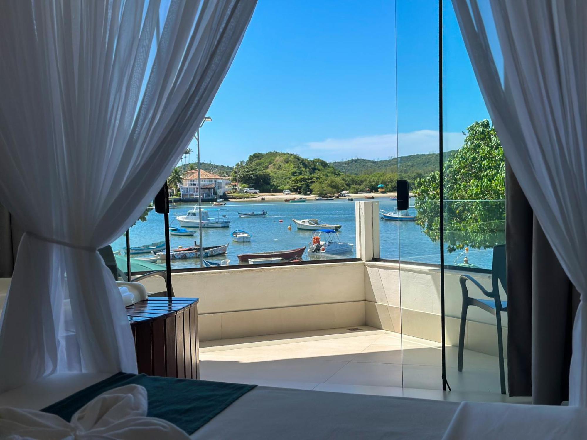 Passagem Concept Hotel E Spa Cabo Frio Dış mekan fotoğraf View from a room at the hotel